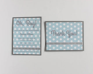 Little Boy Blue Thank You Cards 