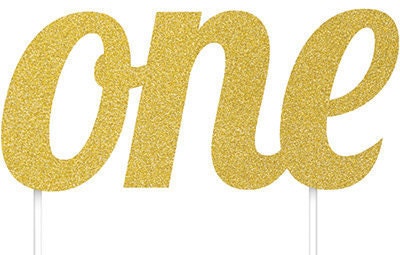 One Cake Topper 