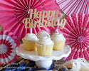 Bright Pink Party Fan Set 