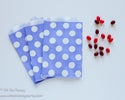 Lavender Polka Dot Favor Bag 
