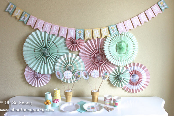 Ice Cream Banner 