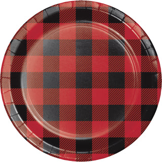Lumberjack Paper Plates 
