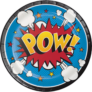 Superhero Plates 