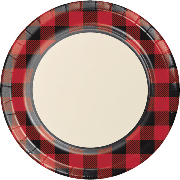 Lumberjack Paper Plates 