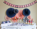 Navy Dessert Plates 