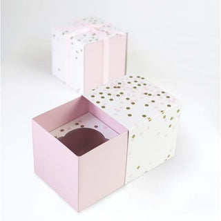 Pink Confetti Favor Box 