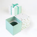 Mint Confetti Favor Box 