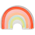 Neon Rainbow Shaped Party Plates