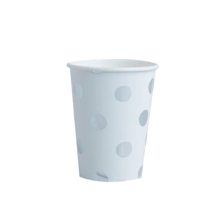 Silver Polka Dot Cups 