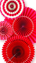 Red Patterned Napkins 