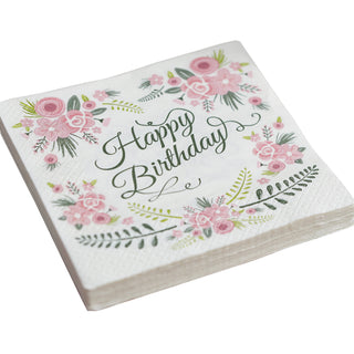 Floral Party Napkins 