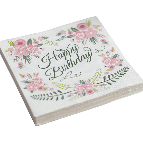 Floral Party Napkins 