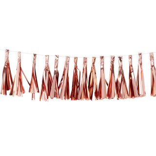 Rose Gold Tassel Banner 