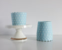 Light Blue and White Napkins / Light Blue and White / Blue Stripe Napkins / Blue Polka Dot Napkins