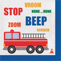 Happy Birthday Construction Truck Banner 