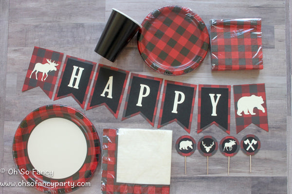 Lumberjack Paper Small Napkin 