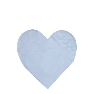 Small Pastel Heart Shaped Napkins