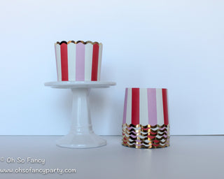 Pink and Gold Treat Cups 