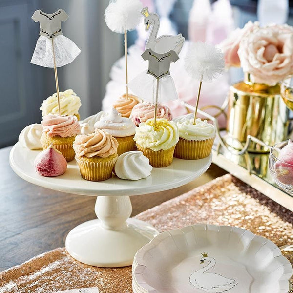 Swan Cupcake Toppers 