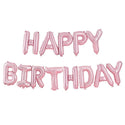 Pink Happy Birthday Balloon Bunting 