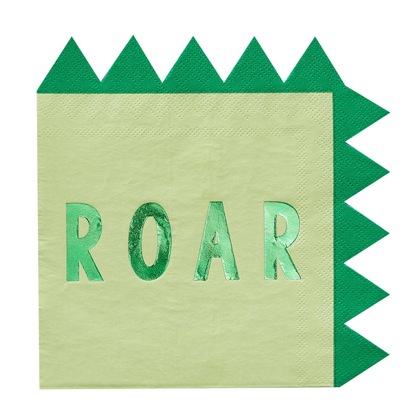 ROAR! Dinosaur Napkins / Dinosaur Party / Roar Napkins / Dinosaur Party Napkin /Roar Dinosaur / Dinosaur Party Decor / Dinosaur Tableware