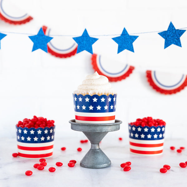 Red, White, and Blue Tassel Banner 