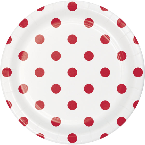 Red and White Large Napkins 