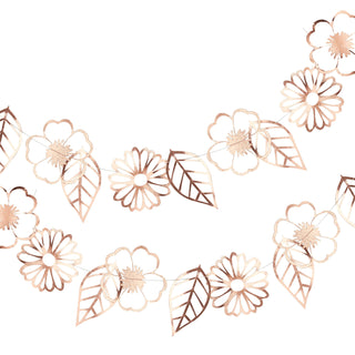 Rose Gold Floral Garland 