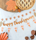 Give Thanks Napkin / Harvest Dinner Napkin / Orange and Gold Napkin / Friendsgiving Napkin / Thanksgiving Napkin / Harvest Party