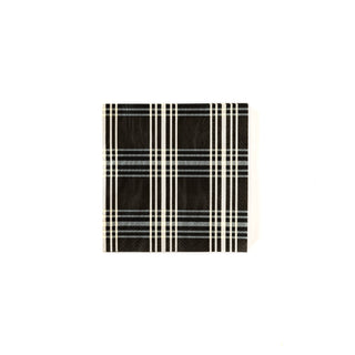 Black Plaid Napkins 