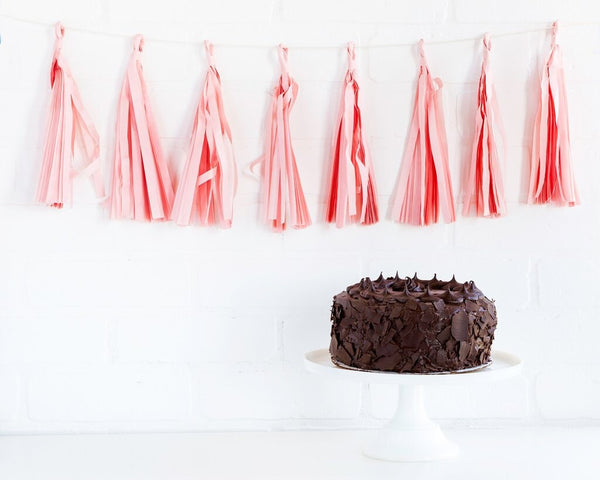 Pink Confetti Paper Plates 