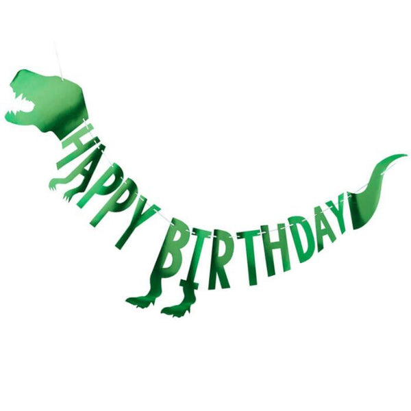 Dinosaur Happy Birthday Banner / Roar Party / Dinosaur Banner / Happy Birthday Banner / Dino Party Banner / Jurassic Party / Three Rex