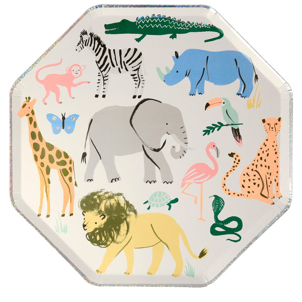 Safari Cupcake Kit / Safari Cupcake Toppers / Safari Party / Let's Get Wild / Party Like An Animal / Wild Animal Party