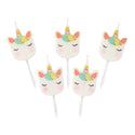 Unicorn Face Candles 