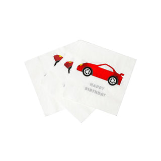Race Car Napkins / Racing Napkins / Car Napkins / Race Car Party / Race Car Birthday / Race Car Party Supplies / Party Racer Napkins