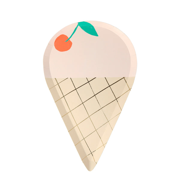 Ice Cream Cone Plates