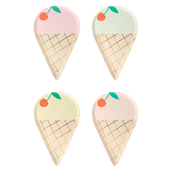 Ice Cream Cone Plates