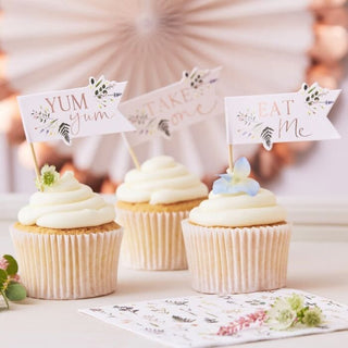 Afternoon Tea Cupcake Toppers 
