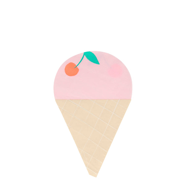 Ice Cream Cone Shaped Napkins