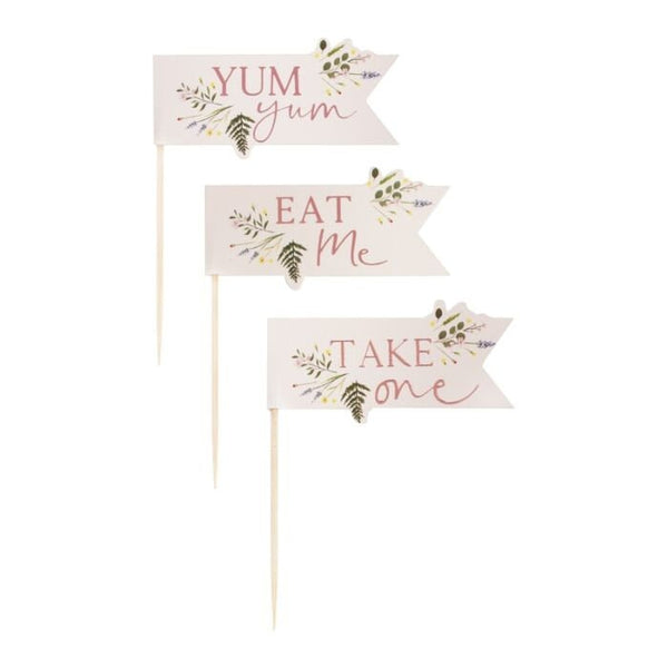 Floral Tea Party Plates / Floral Rose Gold Plates / Floral Party Plates / Rose Gold Paper Plates / Bridal Shower Plates