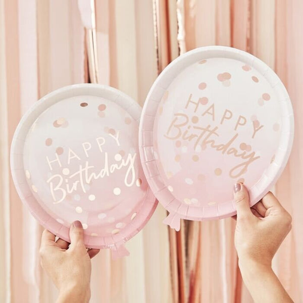 Hello 21 Confetti Balloons / 21st Birthday Party Balloons / 21st Birthday Balloons / Rose Gold Confetti Balloons / Celebrate 21