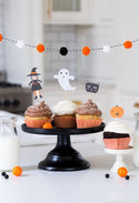 Black and Orange Polka Dot Halloween Napkins / Vintage Halloween Napkins / Halloween Party Napkins / Halloween Party / Halloween / Vampirina