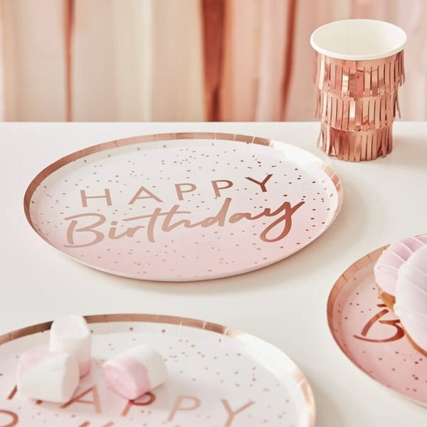 Hello 18 Confetti Balloons / 18th Birthday Party Balloons / 18th Birthday Balloons / Rose Gold Confetti Balloons / Celebrate 18