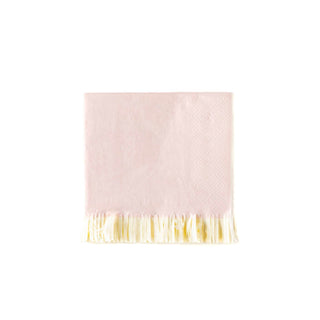 Pink Fringe Napkin 