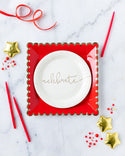 Red and White Holiday Treat Cups 