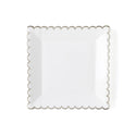 White and Silver Small Plates 