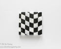 Checkered Flag Small Napkins / Race Car Birthday Party / Car Party Napkins / Pit Stop / Racing Party Supplies / Cars / Black & White Napkin