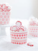 Red and White Holiday Treat Cups 
