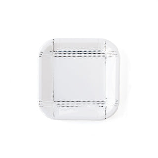 White and Silver Small Plates 