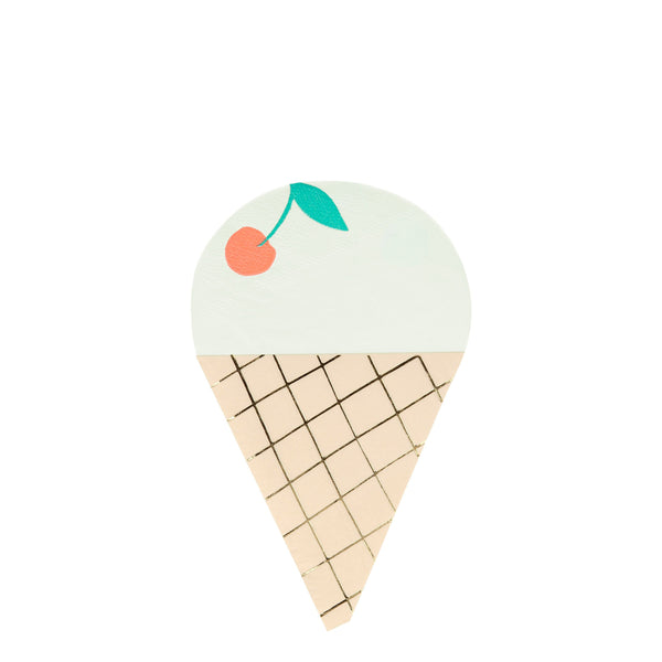 Ice Cream Cone Shaped Napkins